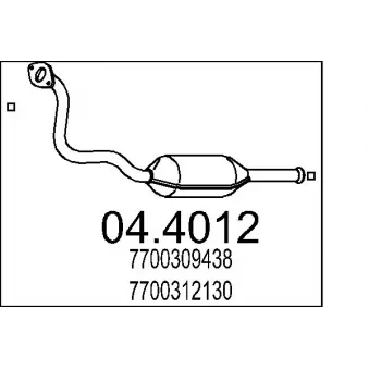 Catalyseur MTS [04.4012]