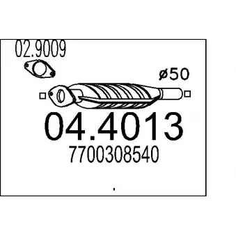 Catalyseur MTS [04.4013]