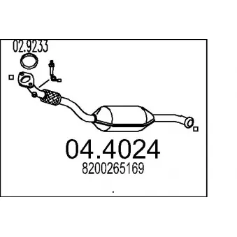 Catalyseur MTS [04.4024]