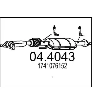 Catalyseur MTS [04.4043]