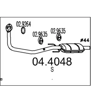 Catalyseur MTS [04.4048]