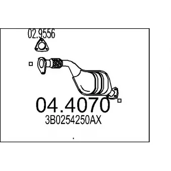 MTS 04.4070 - Catalyseur