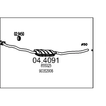 Catalyseur MTS [04.4091]