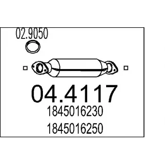 Catalyseur MTS [04.4117]