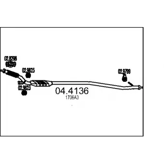 MTS 04.4136 - Catalyseur