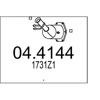 MTS 04.4144 - Catalyseur