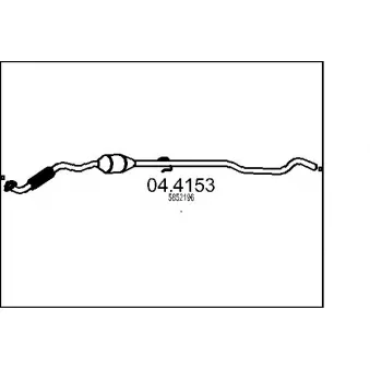 MTS 04.4153 - Catalyseur
