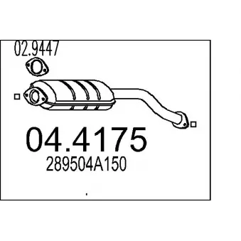 Catalyseur MTS [04.4175]