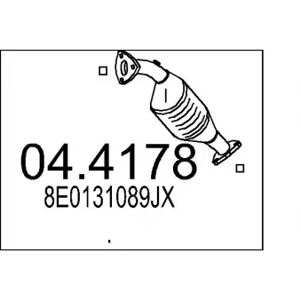 Catalyseur MTS [04.4178]