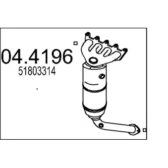 Catalyseur MTS [04.4196]