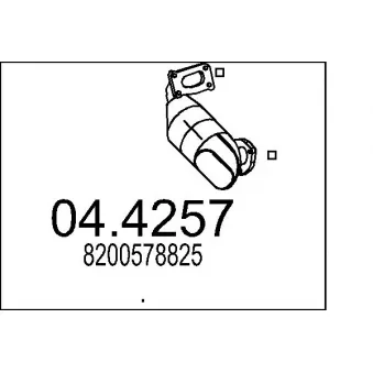 MTS 04.4257 - Catalyseur