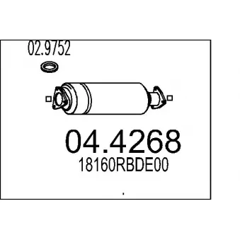 Catalyseur MTS [04.4268]