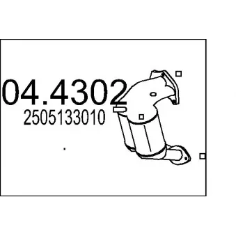 Catalyseur MTS [04.4302]