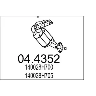 Catalyseur MTS [04.4352]