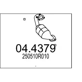 Catalyseur MTS [04.4379]