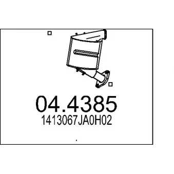 MTS 04.4385 - Catalyseur