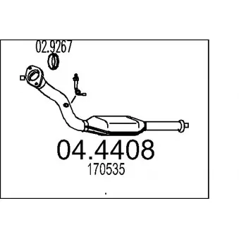 Catalyseur MTS [04.4408]