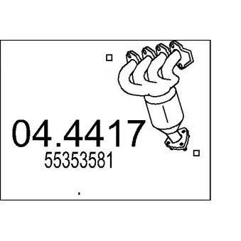 Catalyseur MTS [04.4417]