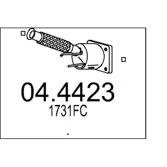 MTS 04.4423 - Catalyseur