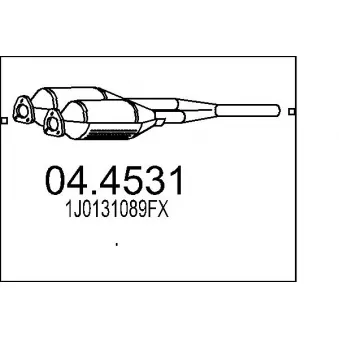 MTS 04.4531 - Catalyseur