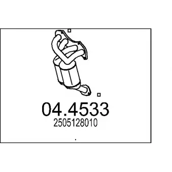 MTS 04.4533 - Catalyseur