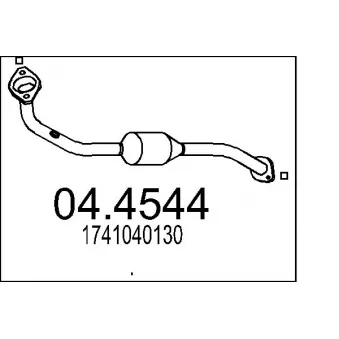 MTS 04.4544 - Catalyseur