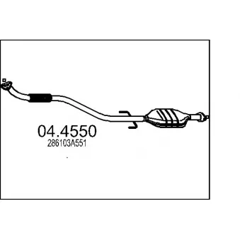 Catalyseur MTS [04.4550]