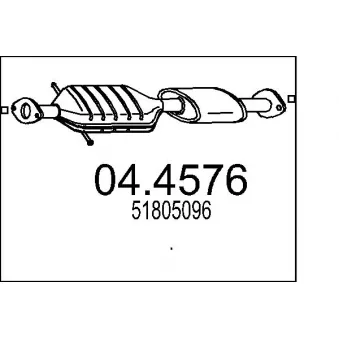 MTS 04.4576 - Catalyseur