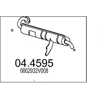MTS 04.4595 - Catalyseur