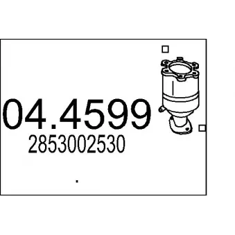 Catalyseur MTS [04.4599]