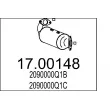 Filtre à particules / à suie, échappement MTS [17.00148]
