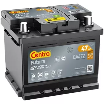 Batterie de démarrage CENTRA CA472 pour VOLKSWAGEN COCCINELLE 1302.1303 1.6 - 50cv