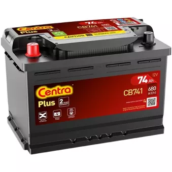 Batterie de démarrage CENTRA CB741 pour JEEP WRANGLER 2,0 T-GDi - 270cv