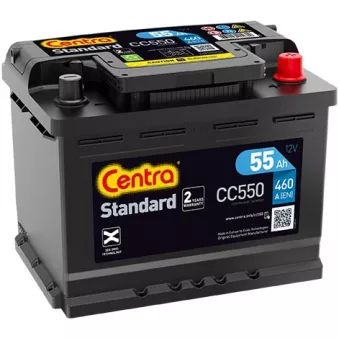 Batterie de démarrage CENTRA CC550 pour LANCIA LYBRA 2.0 20V - 154cv
