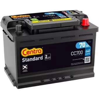 Batterie de démarrage CENTRA CC700 pour FIAT DUCATO 1.9 TD - 82cv