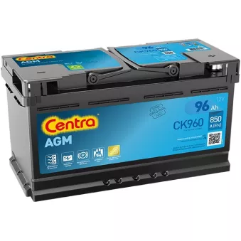 Batterie de démarrage CENTRA CK960 pour LAND ROVER RANGE ROVER 4.4 D 4x4 - 313cv