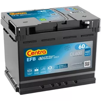 Batterie de démarrage CENTRA CL600 pour LANCIA LYBRA 2.0 20V - 154cv