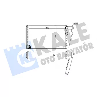 KALE OTO RADYATÖR 149700 - Système de chauffage