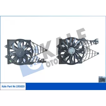 KALE OTO RADYATÖR 195820 - Ventilateur, refroidissement du moteur