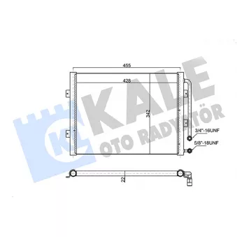 KALE OTO RADYATÖR 291800 - Condenseur, climatisation