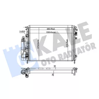KALE OTO RADYATÖR 306600 - Module de refroidissement