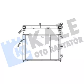 KALE OTO RADYATÖR 342580 - Condenseur, climatisation