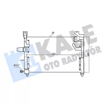 Condenseur, climatisation KALE OTO RADYATÖR [342620]