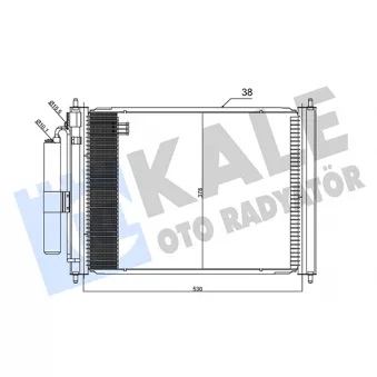 KALE OTO RADYATÖR 345270 - Condenseur, climatisation