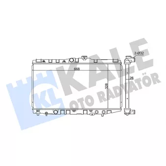 Radiateur, refroidissement du moteur KALE OTO RADYATÖR [346045]