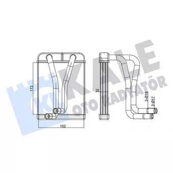 KALE OTO RADYATÖR 346575 - Système de chauffage