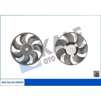 Ventilateur, refroidissement du moteur KALE OTO RADYATÖR [346950]