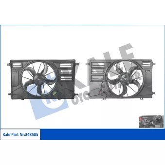 KALE OTO RADYATÖR 348585 - Ventilateur, refroidissement du moteur