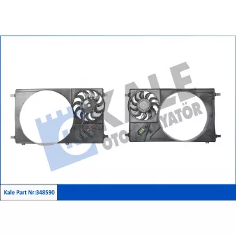 Ventilateur, refroidissement du moteur KALE OTO RADYATÖR [348590]