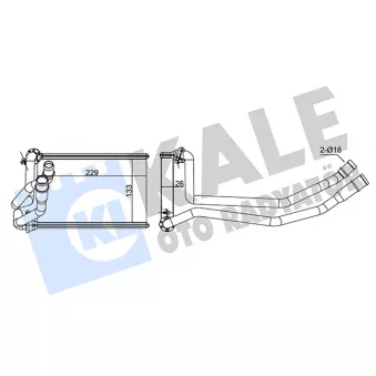 KALE OTO RADYATÖR 351685 - Système de chauffage